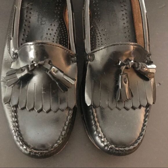 Vintage Bass Layton preppy kiltie tassle loafers - Picture 2 of 7
